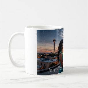 Miquiztli Calavera Umarmen - Kaffeetasse
