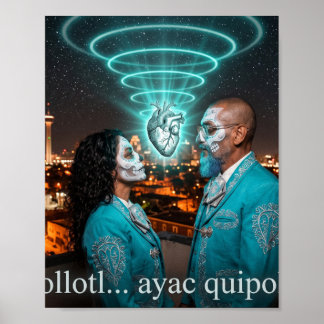 Miquiztli Dachfiguren - Poster