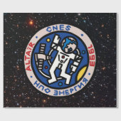 Mir-Altair-Mission-Patch-Logo Geschenkpapier (Flach)