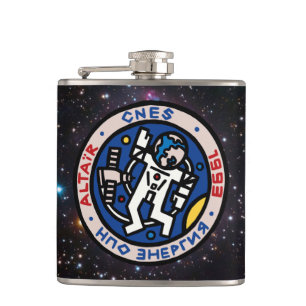 Mir-Altair-Missionspatch-Logo Flachmann