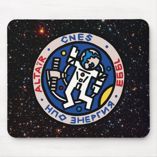 Mir-Altair-Missionspatch-Logo Mousepad (Vorne)