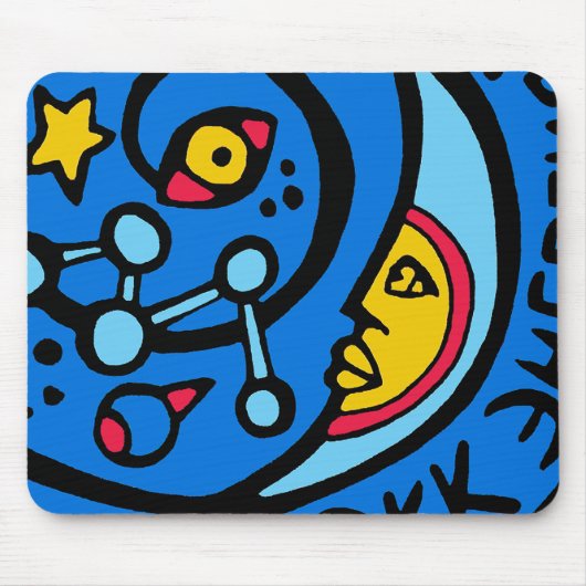 Mir-Cassiopee Missions-Patch-Logo Mousepad (Vorne)