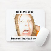 Mir Flash Ja? Lustige Verfluchte Meme-Mausunterlag Mousepad (Mit Mouse)