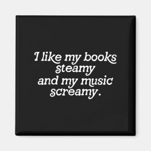 Mir gefallen meine Bücher, die mir trocken sind, u Magnet