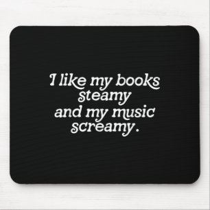 Mir gefallen meine Bücher, die mir trocken sind, u Mousepad