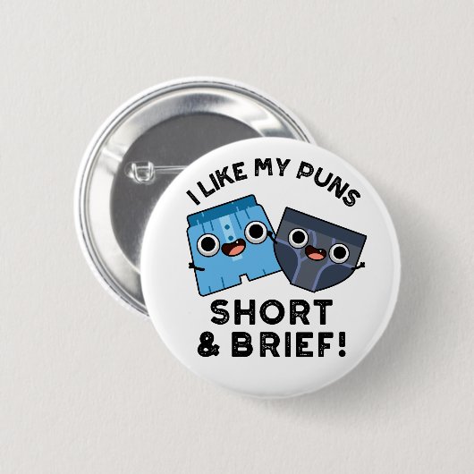 Mir gefallen meine Kurzen und kurzen lustigen Unte Button (Vorne & Hinten)