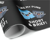 Mir gefallen meine Kurzen und kurzen lustigen Unte Geschenkpapier (Rolleneckpunkt)