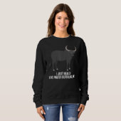 Mir gefallen Wasserbüffel am Buffalo Sweatshirt (Vorne ganz)