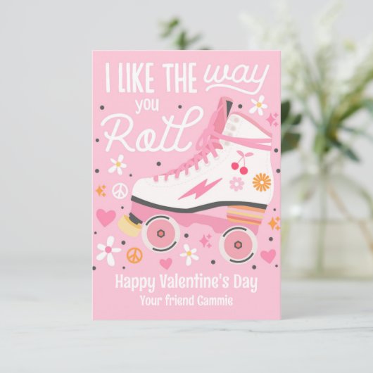 Mir gefällt die Art, wie man Valentine-Klassenkart Einladung (Stehend Vorderseite)