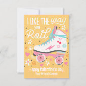 Mir gefällt die Art, wie man Valentine-Klassenkart Einladung (Vorderseite)