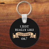 Mir gefällt die Geschichte einfach gut? Funny Hist Schlüsselanhänger (Vorderseite)