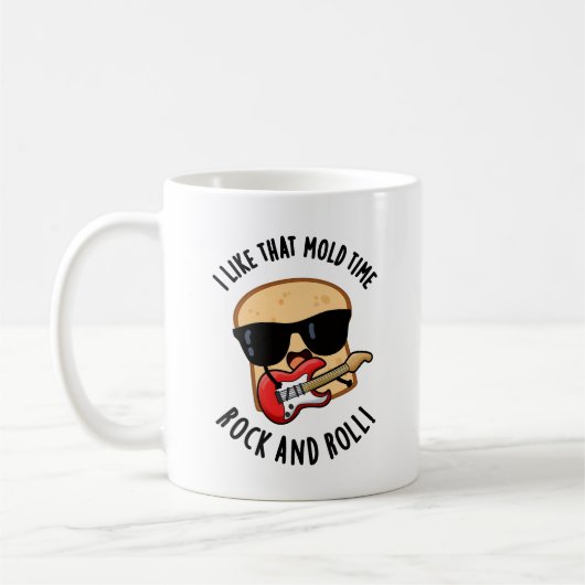Mir gefällt dieser Mold Time Rock und Roll Funny B Kaffeetasse (Links)