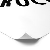 Mir gefällt dieser Mold Time Rock und Roll Funny B Poster (Ecke)