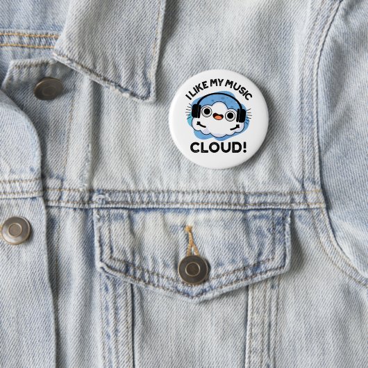 Mir gefällt mein Cloud Funny Weather Pub Button (Beispiel)