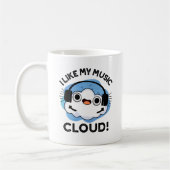 Mir gefällt mein Cloud Funny Weather Pub Kaffeetasse (Links)