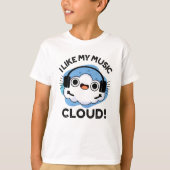 Mir gefällt mein Cloud Funny Weather Pub T-Shirt (Vorderseite)