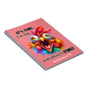 Mir geht es gut, alles ist ein feines, lustiges Hü Notizblock (Rechte Seite)