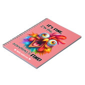 Mir geht es gut, alles ist ein feines, lustiges Hü Notizblock (Linke Seite)