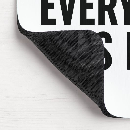 Mir geht es gut. Es ist gut. Alles ist gut. Mousepad (Ecke)