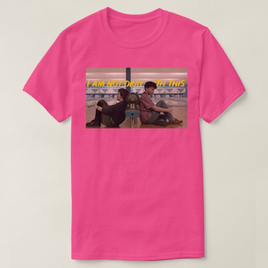 Mir geht es nicht gut mit klassischem T-Shirt (Design vorne)