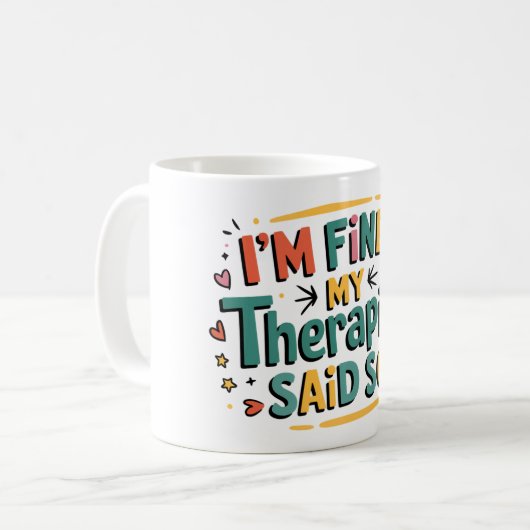 Mir geht's gut 2 kaffeetasse (Vorderseite Links)