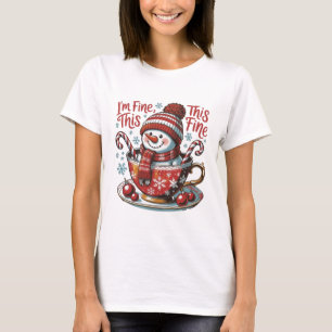 Mir Geht's Gut, Alles Ist Gut Lustiger Weihnachts- T-Shirt