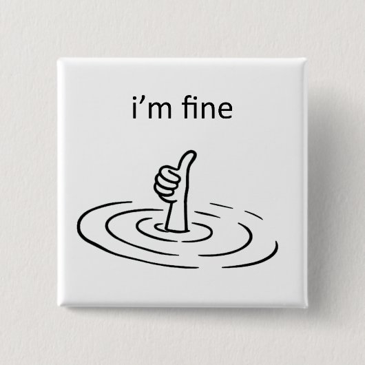 Mir geht's gut button (Vorderseite)