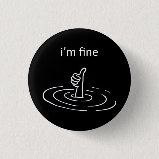 Mir geht's gut button (Vorderseite)