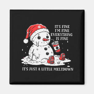 Mir geht's gut, es ist gut, einfach ein Weihnachte Magnet