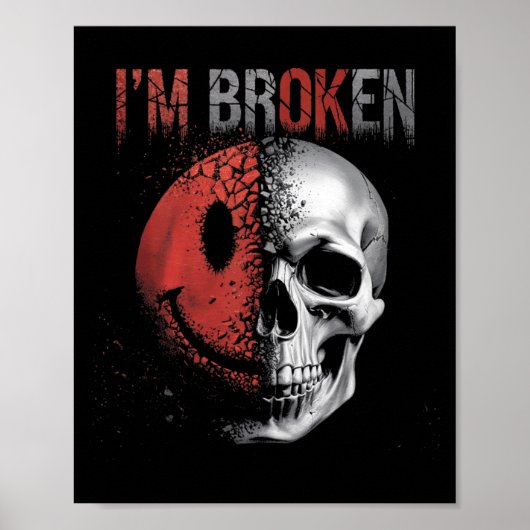 Mir geht's gut, ich bin kaputt poster (Vorne)