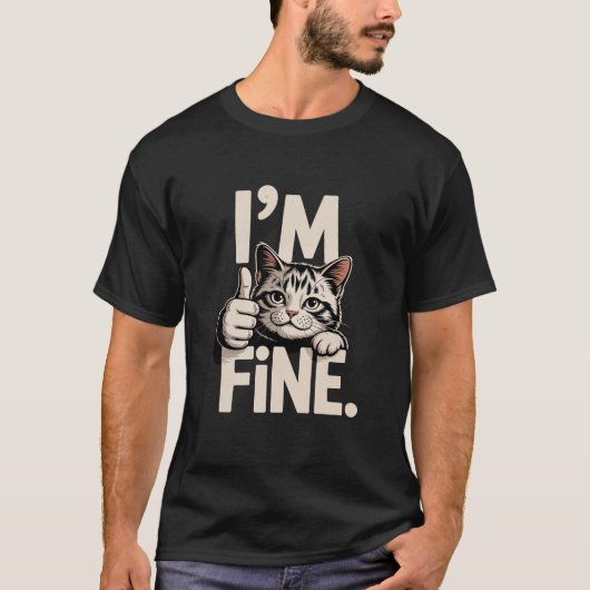 mir geht's gut T-Shirt (Vorderseite)