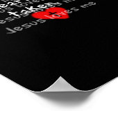 Mir ist das Herz gefallen Poster (Ecke)