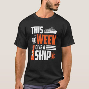 Mir ist ein Schiff-Kreuzfahrt-Urlaubs-Frühjahrsurl T-Shirt