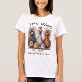 Mir ist gut, alles ist gut gekocht als feines Hühn T-Shirt (Vorderseite)