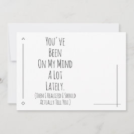 Mir ist klar geworden, dass ich dir sagen sollte, 