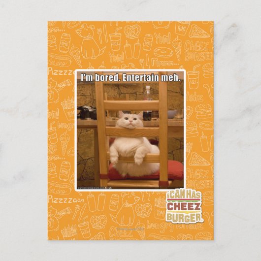 Mir ist langweilig. postkarte (Vorderseite)