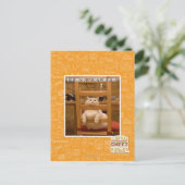 Mir ist langweilig. postkarte (Stehend Vorderseite)