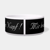 Mir kommt 100%ig kein vegan in den Napf ! (Rückseite)