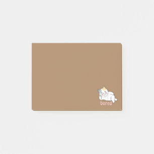 Mir langweilig, niedlich Kitty Cat Animal Post-it Klebezettel