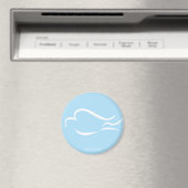 Mir Means Peace White Dove Magnet (In Situ (Geschirrspüler))