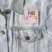 MIR Russian Space Station Poster Button (Beispiel)