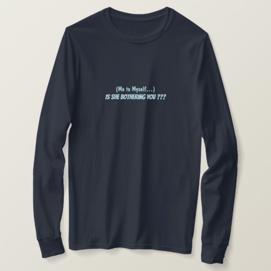 „Mir selbst“ Basic-Langarm-T-Shirt T-Shirt (Design vorne)