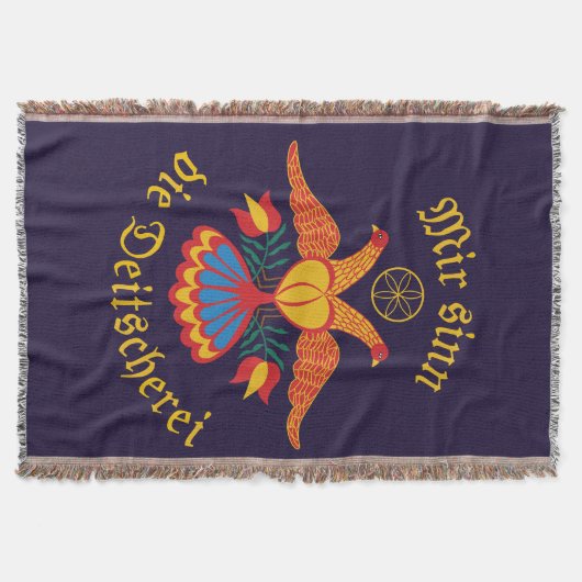 Mir sinn die Deitscherei - Deitschi Faahne Decke (Vorderseite)