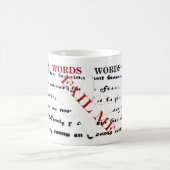 Mir Versagt Worte Kaffeetasse (Mittel)