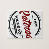 Mir werde Sie bin nicht zurückgezogen Puzzle (Horizontal)