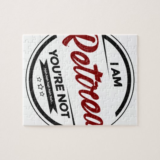 Mir werde Sie bin nicht zurückgezogen Puzzle (Horizontal)