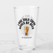 Mir wurde gesagt, es gäbe Bienenglas Glas (Rückseite)