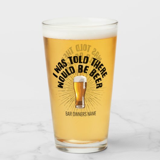 Mir wurde gesagt, es gäbe Bienenglas Glas (Vorne (Gefüllt))