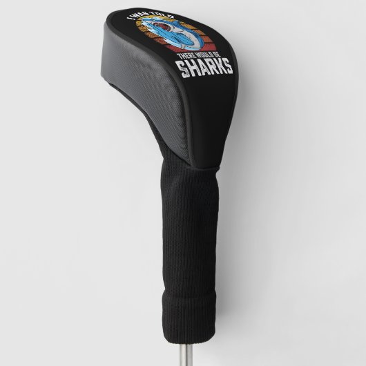 Mir wurde gesagt, es gäbe Haie Golf Headcover (angewinkelt)