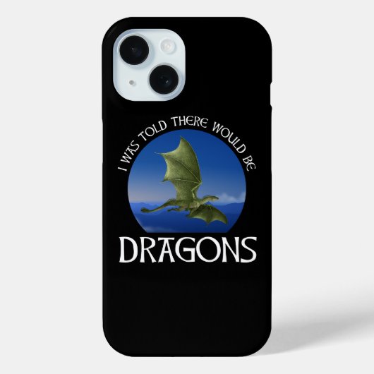 Mir wurde gesagt, es würden Drachen geben Case-Mate iPhone Hülle (Rückseite)